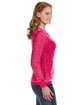 J America Ladies' Zen Thermal Long-Sleeve T-Shirt wildberry ModelSide