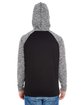 J America Adult Colorblock Cosmic Pullover Hooded Sweatshirt  ModelBack