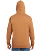 J America Adult Tailgate Fleece Pullover Hooded Sweatshirt copper ModelBack