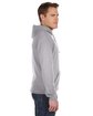 J America Adult Tailgate Fleece Pullover Hooded Sweatshirt oxford ModelSide