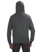J America Adult Premium Full-Zip Fleece Hooded Sweatshirt charcoal ModelBack