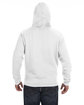 J America Adult Premium Fleece Pullover Hooded Sweatshirt WHITE ModelBack