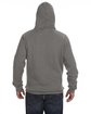 J America Adult Premium Fleece Pullover Hooded Sweatshirt CHARCOAL HEATHER ModelBack