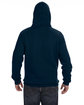J America Adult Premium Fleece Pullover Hooded Sweatshirt NAVY ModelBack