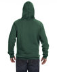 J America Adult Premium Fleece Pullover Hooded Sweatshirt FOREST GREEN ModelBack