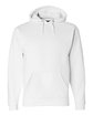 J America Adult Premium Fleece Pullover Hooded Sweatshirt WHITE OFFront