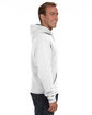 J America Adult Premium Fleece Pullover Hooded Sweatshirt WHITE ModelSide
