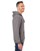 J America Adult Premium Fleece Pullover Hooded Sweatshirt FOSSIL ModelSide