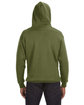 J America Adult Sport Lace Hooded Sweatshirt military green ModelBack