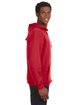 J America Adult Sport Lace Hooded Sweatshirt red ModelSide