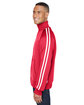 J America Adult Vintage Poly Fleece Track Jacket red ModelSide