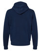J America Adult Triblend Pullover Fleece Hooded Sweatshirt true navy sold ModelBack