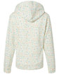 J America Adult Triblend Pullover Fleece Hooded Sweatshirt floral triblend ModelBack
