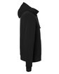 J America Unisex Gaiter Pullover Hooded Sweatshirt black ModelSide