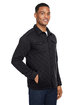 J America Adult Quilted Jersey Shirt Jacket black ModelQrt