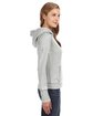 J America Ladies' Zen Pullover Fleece Hooded Sweatshirt  ModelSide