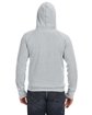 J America Adult Vintage Zen Fleece Pullover Hooded Sweatshirt cement ModelBack