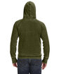 J America Adult Vintage Zen Fleece Pullover Hooded Sweatshirt twisted olive ModelBack