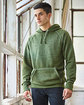 J America Adult Vintage Zen Fleece Pullover Hooded Sweatshirt  Lifestyle