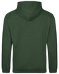 Just Hoods By AWDis Men's 80/20 Midweight College Hooded Sweatshirt bottle green ModelBack