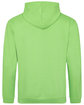 Just Hoods By AWDis Men's 80/20 Midweight College Hooded Sweatshirt LIME GREEN ModelBack