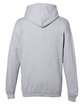 Just Hoods By AWDis Men's 80/20 Midweight College Hooded Sweatshirt heather grey ModelBack