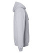 Just Hoods By AWDis Men's 80/20 Midweight College Hooded Sweatshirt HEATHER GREY ModelSide