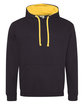 Just Hoods By AWDis Adult 80/20 Midweight Varsity Contrast Hooded Sweatshirt  