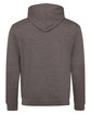 Just Hoods By AWDis Adult 80/20 Midweight Varsity Contrast Hooded Sweatshirt CHRCOL/ ORN CRSH ModelBack