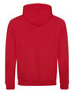 Just Hoods By AWDis Adult 80/20 Midweight Varsity Contrast Hooded Sweatshirt FIRE RD/ JET BLK ModelBack