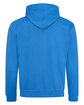Just Hoods By AWDis Adult 80/20 Midweight Varsity Contrast Hooded Sweatshirt SAPP BLU/ OR CRS ModelBack