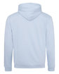 Just Hoods By AWDis Adult 80/20 Midweight Varsity Contrast Hooded Sweatshirt SKY BLU/ ARC WHT ModelBack