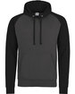 Just Hoods By AWDis Adult 80/20 Midweight Contrast Baseball Hooded Sweatshirt  