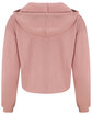 Just Hoods By AWDis Ladies' Girlie Cropped Hooded Fleece with Pocket dusty pink ModelBack