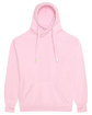 Just Hoods By AWDis Men's Heavyweight Cross Over Neck Hooded Sweatshirt baby pink FlatFront