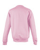 Just Hoods By AWDis Adult 80/20 Midweight College Crewneck Sweatshirt baby pink ModelBack