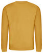 Just Hoods By AWDis Adult 80/20 Midweight College Crewneck Sweatshirt mustard ModelBack