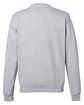 Just Hoods By AWDis Adult 80/20 Midweight College Crewneck Sweatshirt heather grey ModelBack