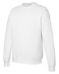 Just Hoods By AWDis Adult 80/20 Midweight College Crewneck Sweatshirt arctic white ModelQrt