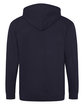 Just Hoods By AWDis Men's 80/20 Midweight College Full-Zip Hooded Sweatshirt french navy ModelBack