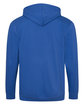 Just Hoods By AWDis Men's 80/20 Midweight College Full-Zip Hooded Sweatshirt royal blue ModelBack