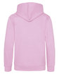 Just Hoods By AWDis Youth 80/20 Midweight College Hooded Sweatshirt baby pink ModelBack
