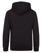 Just Hoods By AWDis Youth 80/20 Midweight College Hooded Sweatshirt JET BLACK ModelBack