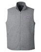 vineyard vines Men's Mountain Sweater Fleece Vest grey heather_039 OFFront