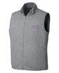vineyard vines Men's Mountain Sweater Fleece Vest grey heather_039 OFQrt