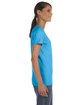 Fruit of the Loom Ladies' HD Cotton™ T-Shirt AQUATIC BLUE ModelSide