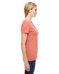 Fruit of the Loom Ladies' HD Cotton™ T-Shirt retro htr coral ModelSide