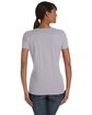 Fruit of the Loom Ladies' HD Cotton™ V-Neck T-Shirt ATHLETIC HEATHER ModelBack
