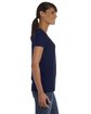 Fruit of the Loom Ladies' HD Cotton™ V-Neck T-Shirt J NAVY ModelSide