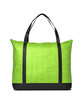 Prime Line Cedar Non-Woven Cooler Tote Bag lime green ModelBack